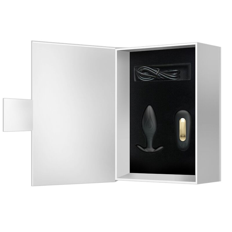 PRETTY LOVE - VIBRADOR RECARREGÁVEL REGINA ANAL PLUG PRETO