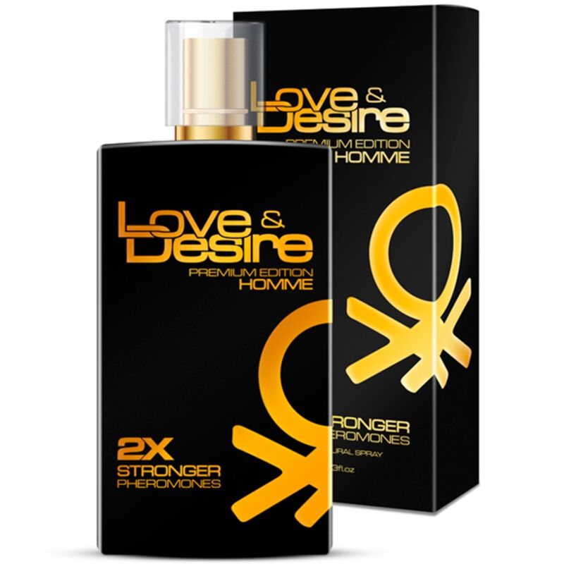 EURO1SEX - FEROMONAS DE PERFUME OURO LOVE&DESIRE PARA ELE 100 ML