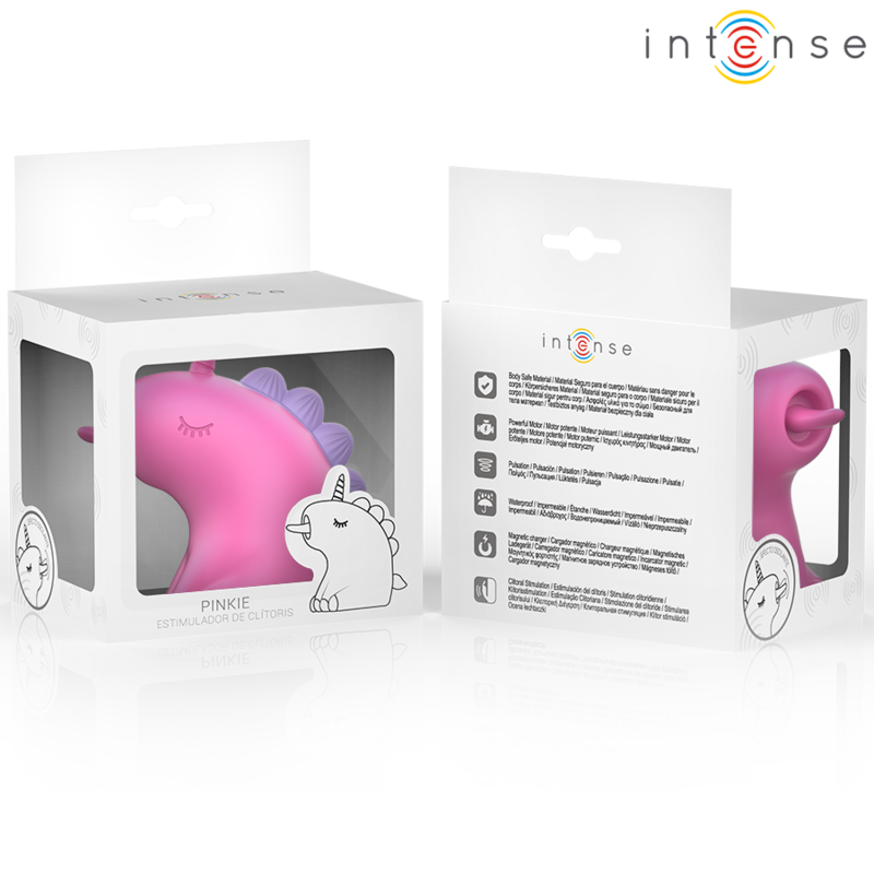 INTENSE - ESTIMULADOR DE LÍNGUA GIRATÓRIO 360º PINKIE