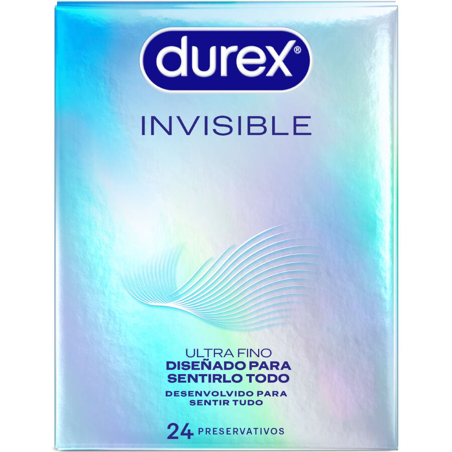 DUREX - PRESERVATIVOS ULTRA FINOS INVISÍVEIS 24 UNIDADES