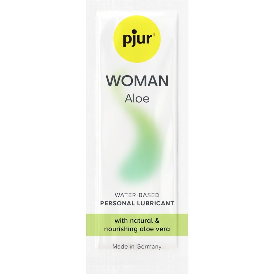 PJUR - WOMAN ALOE LUBRIFICANTE À BASE DE ÁGUA 2 ML