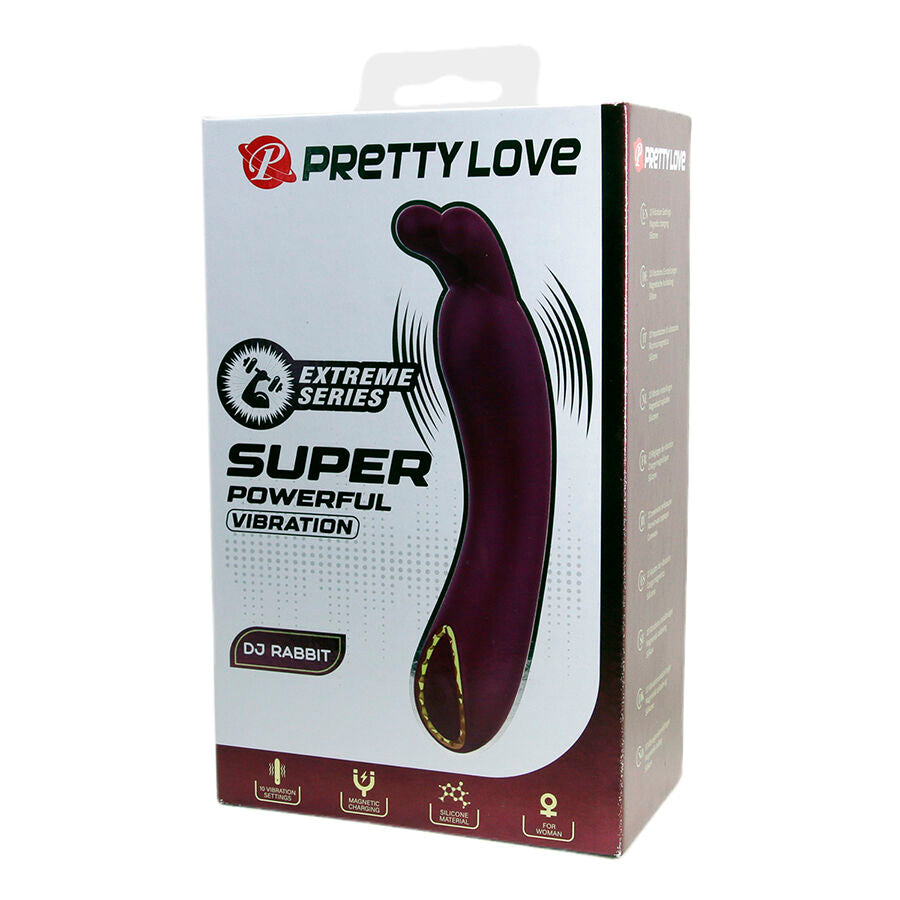 PRETTY LOVE - DJ RABBIT VIBRADOR DE PONTO G ROXO