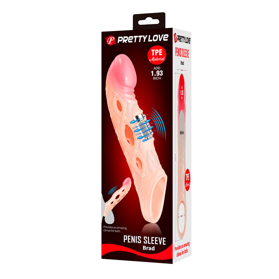 PRETTY LOVE - BRAD CAPA VIBRATÓRIA PARA PÊNIS