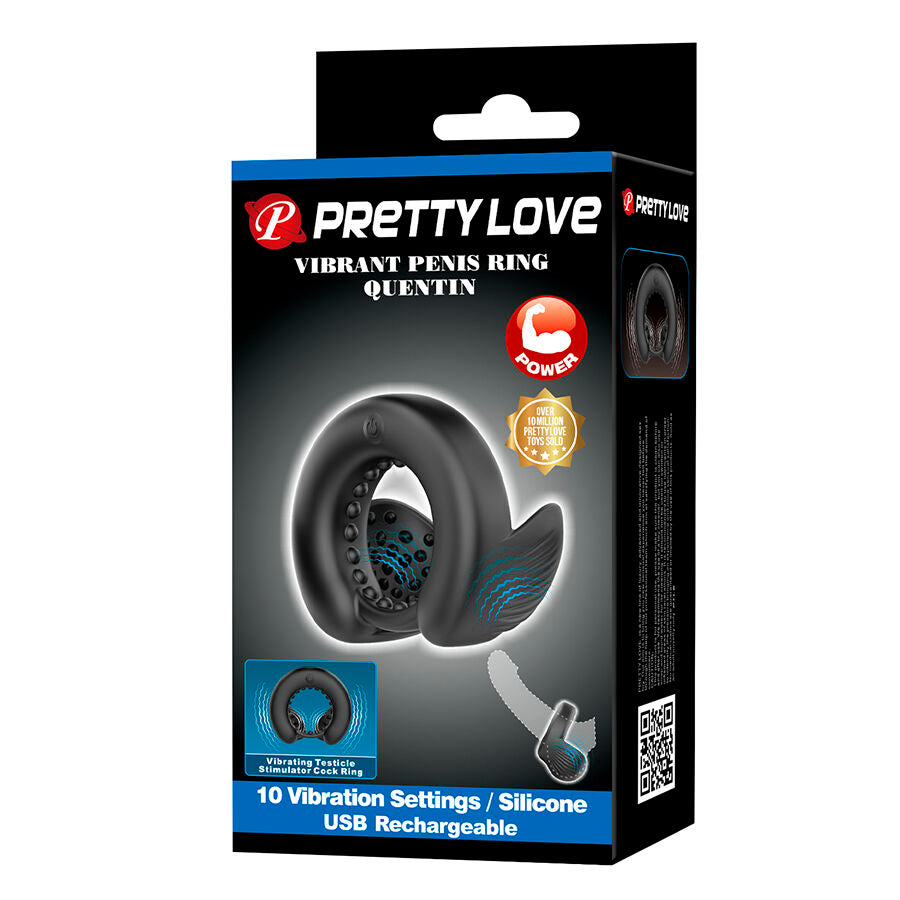 PRETTY LOVE - QUENTIN ANEL PENIANO COM ESTIMULADOR TESTÍCULO