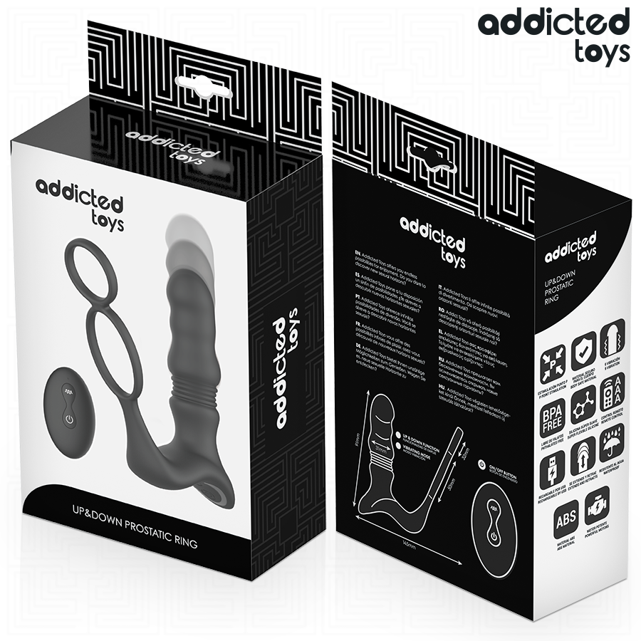 ADDICTED TOYS - ANEL DE PRÓSTATA PARA CIMA E PARA BAIXO