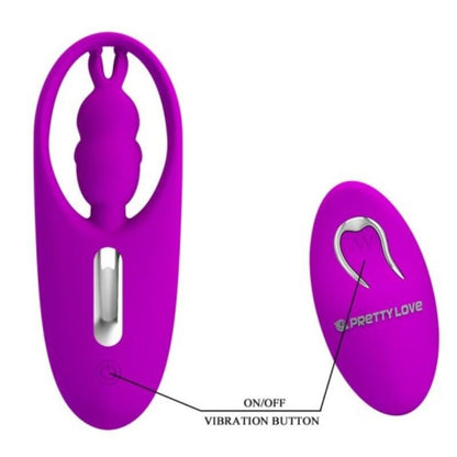 PRETTY LOVE - ESTIMULADOR DE COELHO SELVAGEM PARA CALÇAS COM CONTROLE REMOTO LILAC