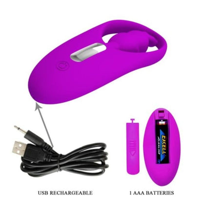 PRETTY LOVE - ESTIMULADOR DE COELHO SELVAGEM PARA CALÇAS COM CONTROLE REMOTO LILAC