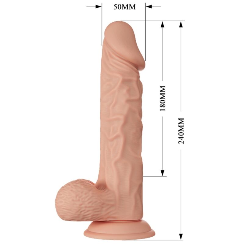 BAILE - LINDO ENCONTRO VIBRAÇÃO BURAQ 24 CM NATURAL