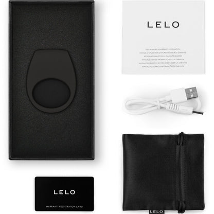 LELO - ANEL VIBRADOR PRETO TOR 3