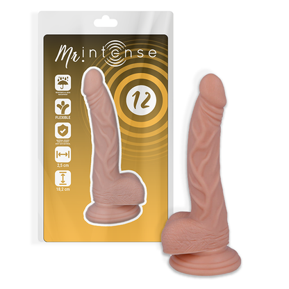 MR INTENSE - 12 REALISTIC PÉNIS 18.2 CM -O- 2.5 CM