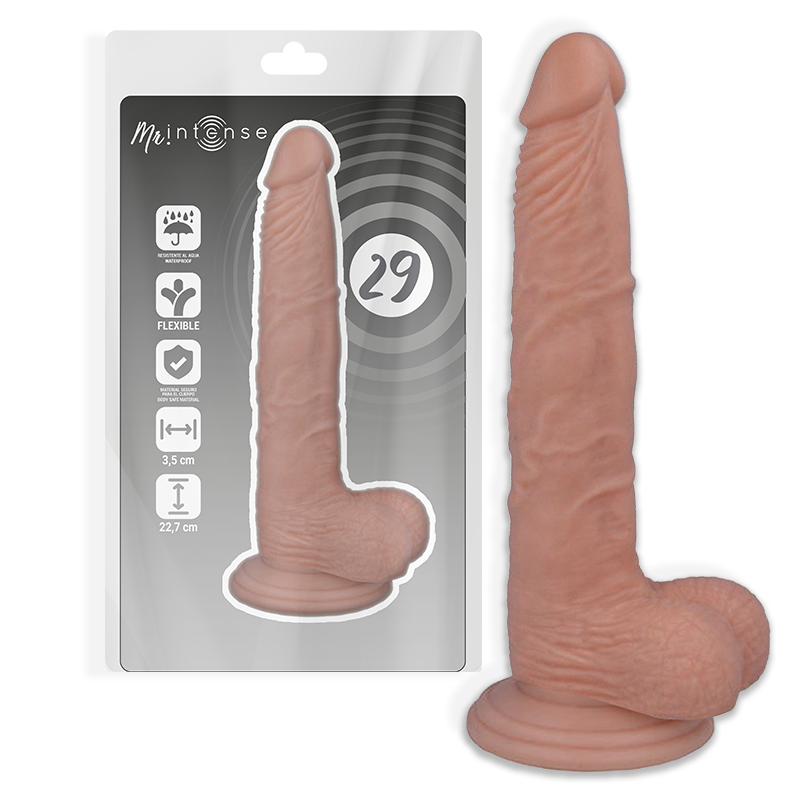 MR INTENSE - 29 REALISTIC PÉNIS 22.7 CM -O- 3.5 CM