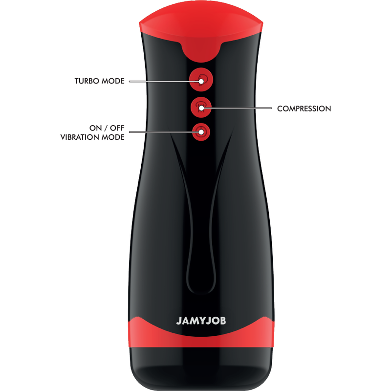 JAMYJOB - MASTURBADOR DE COMPRESSO E VIBRAÇÃO JANGO