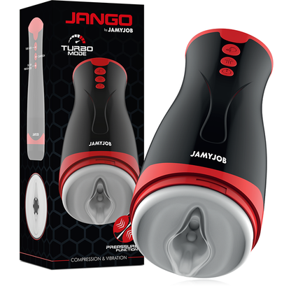 JAMYJOB - MASTURBADOR DE COMPRESSO E VIBRAÇÃO JANGO