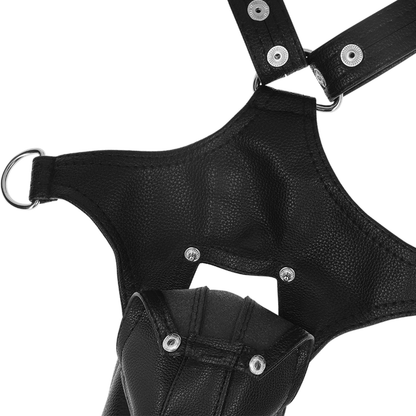 FETISH SUBMISSIVE ATTITUDE - ARREIO DE COURO ECOLÓGICO EM FORMA DE V PARA HOMENS