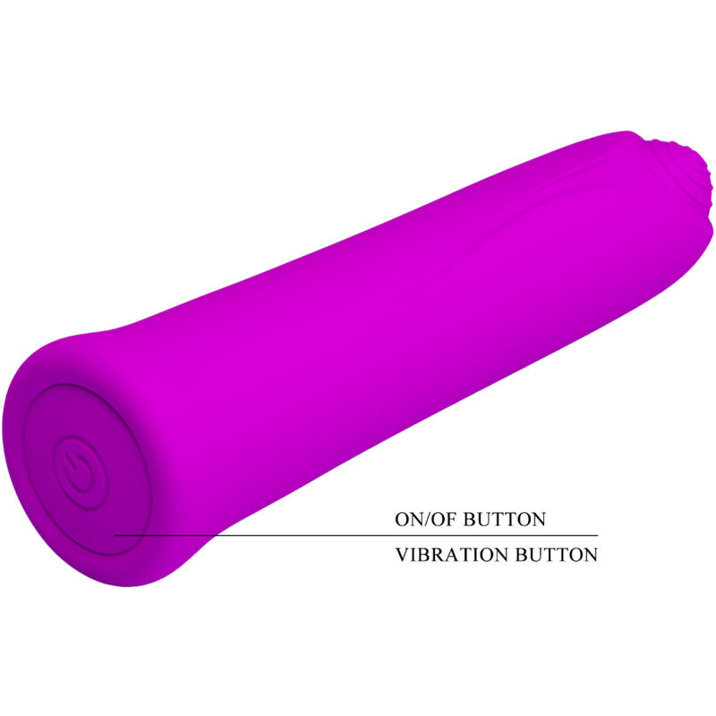 PRETTY LOVE - VIBRADOR CURTIS MINI SUPER POWER 12 VIBRAÇÕES DE SILICONE VIOLETA