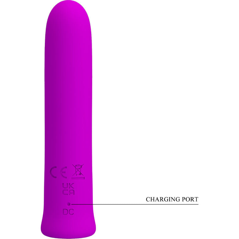 PRETTY LOVE - VIBRADOR CURTIS MINI SUPER POWER 12 VIBRAÇÕES DE SILICONE VIOLETA