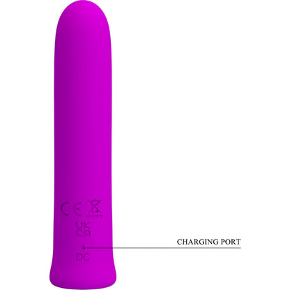 PRETTY LOVE - VIBRADOR CURTIS MINI SUPER POWER 12 VIBRAÇÕES DE SILICONE VIOLETA