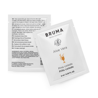 BRUMA - GEL DESLIZANTE DE ALOE VERA SABOR PINA COLADA 6 ML