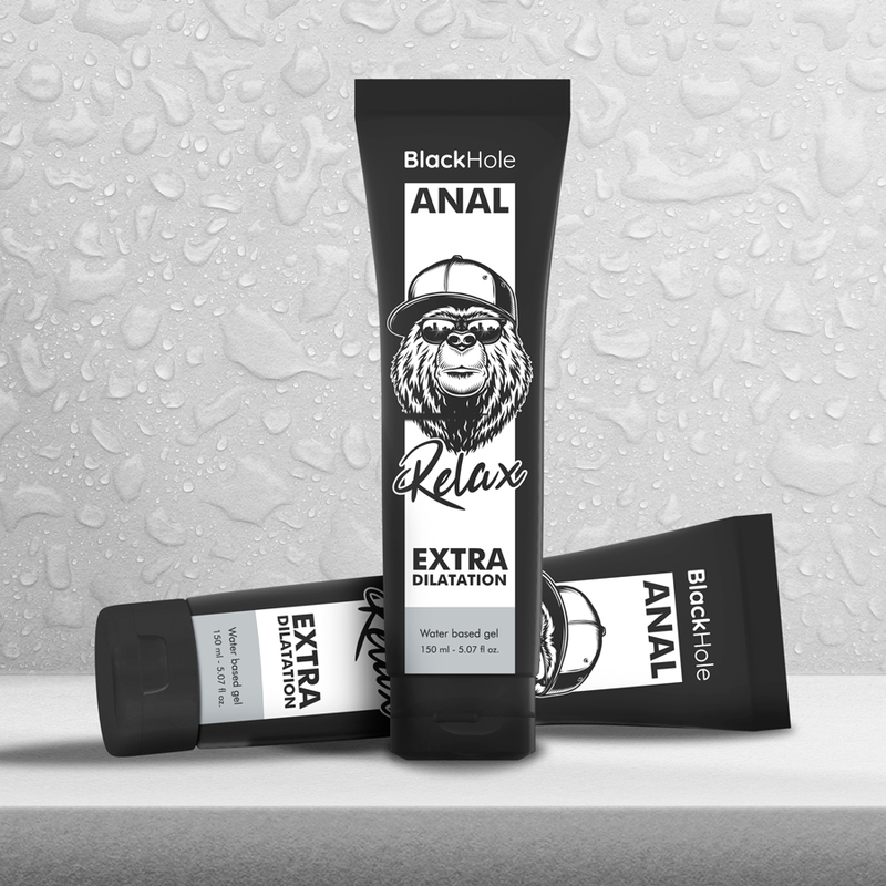BLACK HOLE - GEL BASE DILATAÇÃO ANAL 150 ML