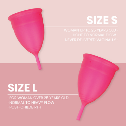 INTIMICHIC - COPO MENSTRUAL GRAU MÉDICO SILICONE - TAMANHO L