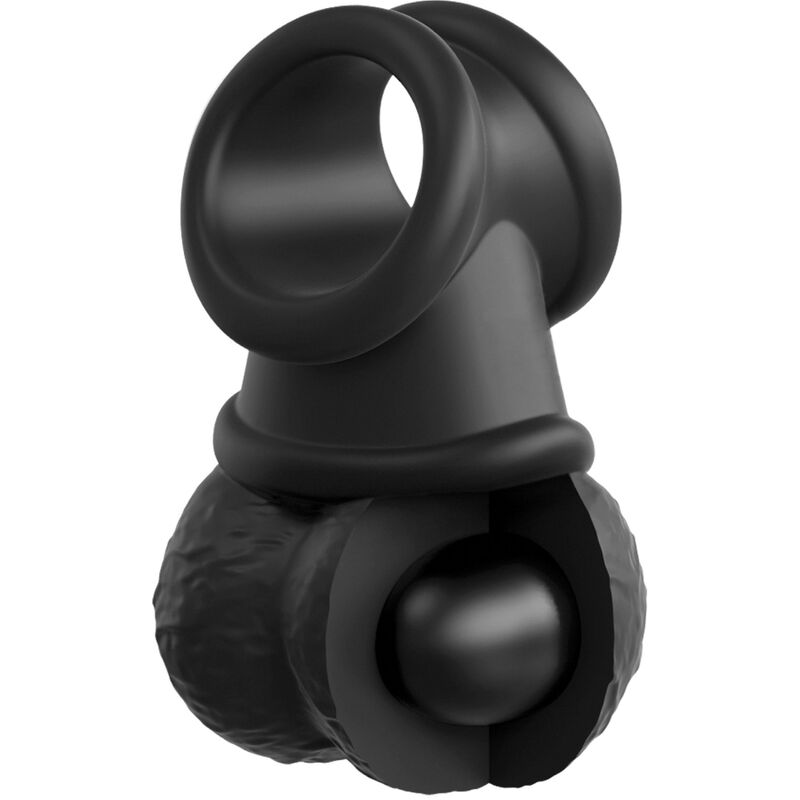 KING COCK - ELITE KIT DE ARNÊS AJUSTÁVEL DELUXE ANEL COM TESTÍCULOS E DILDO 20.3 CM