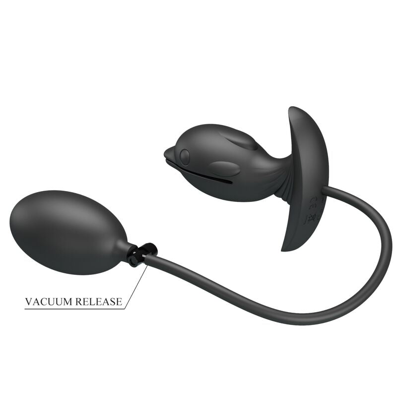 PRETTY LOVE - PLUG ANAL DELFIN INFLÁVEL E RECARREGÁVEL