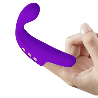 PRETTY LOVE - VIBRADOR DE DEDO RECARREGÁVEL GORGON ROXO