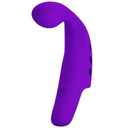 PRETTY LOVE - VIBRADOR DE DEDO RECARREGÁVEL GORGON ROXO