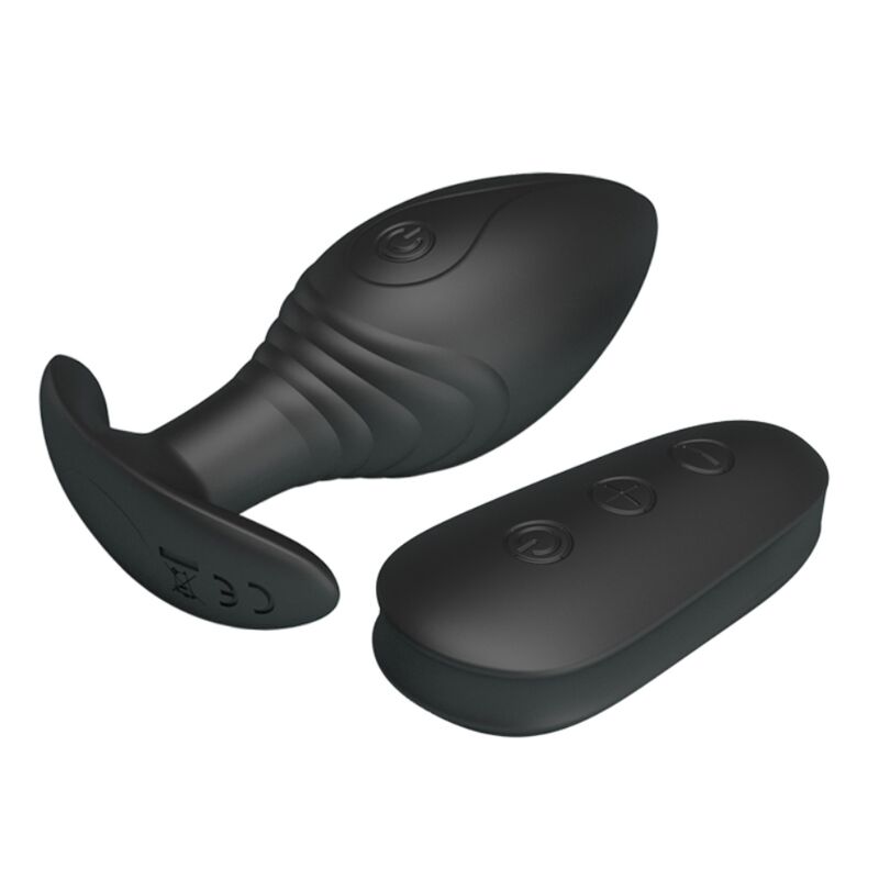 PRETTY LOVE - VIBRADOR RECARREGÁVEL REGINA ANAL PLUG PRETO