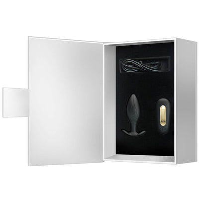 PRETTY LOVE - VIBRADOR RECARREGÁVEL REGINA ANAL PLUG PRETO