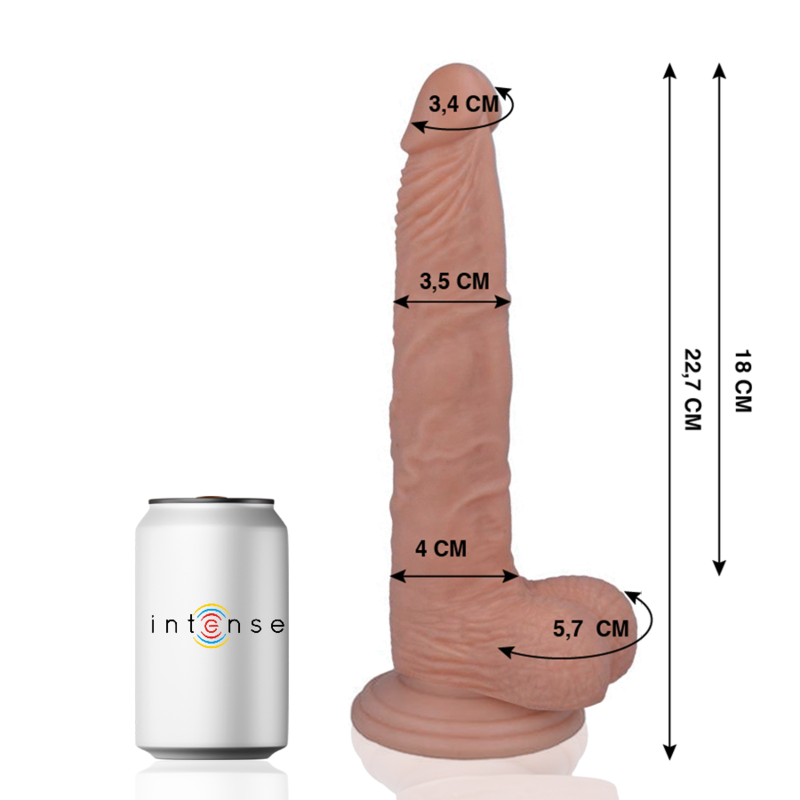 MR INTENSE - 29 REALISTIC PÉNIS 22.7 CM -O- 3.5 CM