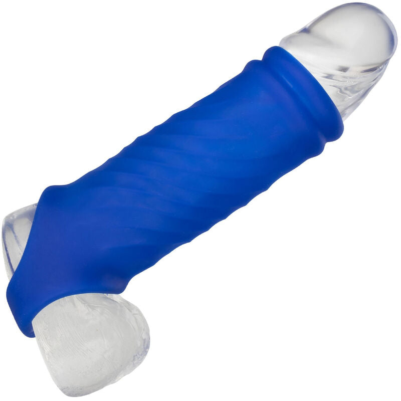 CALEXOTICS - ADMIRAL WAVE PÉNIS COVER LÍQUIDO SILICONE AZUL