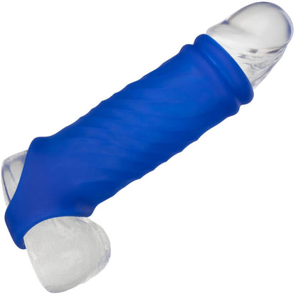 CALEXOTICS - ADMIRAL WAVE PÉNIS COVER LÍQUIDO SILICONE AZUL