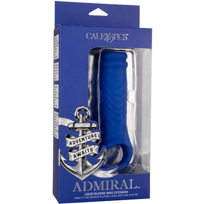 CALEXOTICS - ADMIRAL WAVE PÉNIS COVER LÍQUIDO SILICONE AZUL