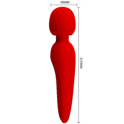 PRETTY LOVE - MAREDITH MASSAGER 12 MODOS DE VIBRAÇÃO VERMELHO