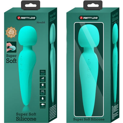 PRETTY LOVE - MAREDITH MASSAGER 12 MODOS DE VIBRAÇÃO AQUA GREEN