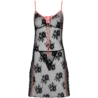 LIVCO CORSETTI FASHION - CAMISA KARONIN LC 90628 + CALCINHA PRETA L/XL