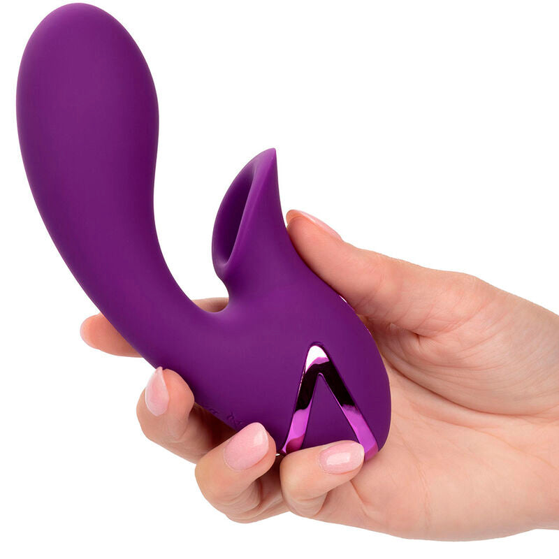 CALEXOTICS - ESTIMULADOR E SUCCIONADOR HUNTINGTON BEACH HEARTBREAKER ROXO DA CALIFORNIA DREAMING