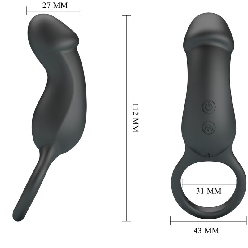 PRETTY LOVE - ANEL ANAL E VIBRADOR WARREN BLACK