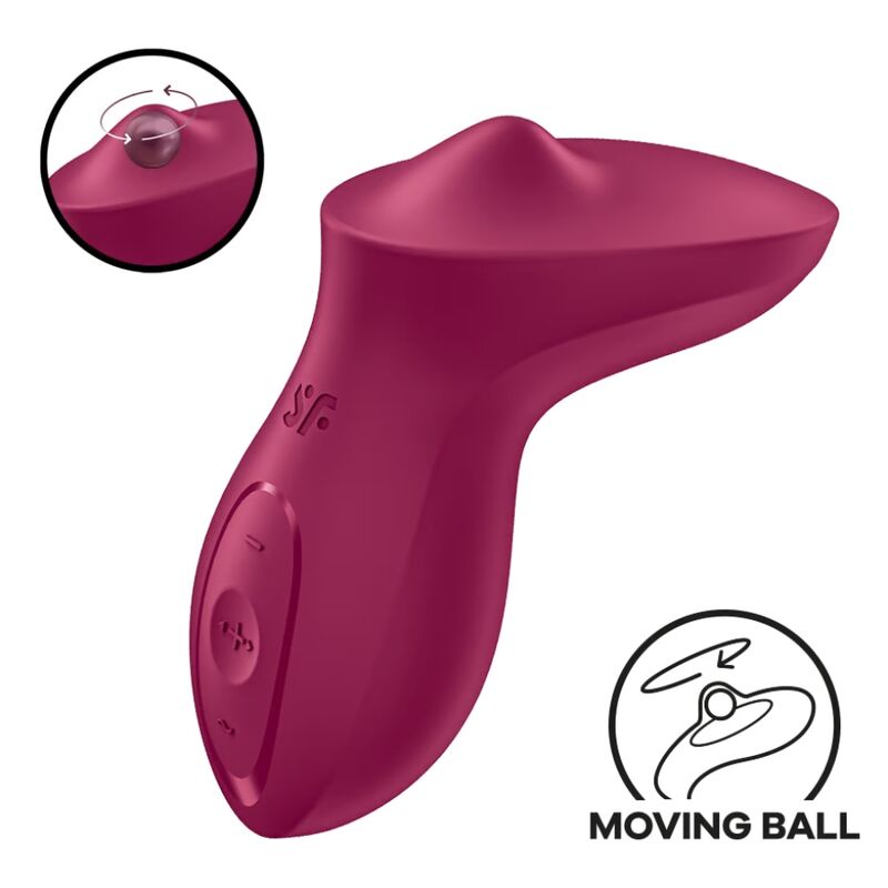 SATISFYER - VIBRADOR EXCITERRR LAY-ON CLITÓRIS FÚCSIA