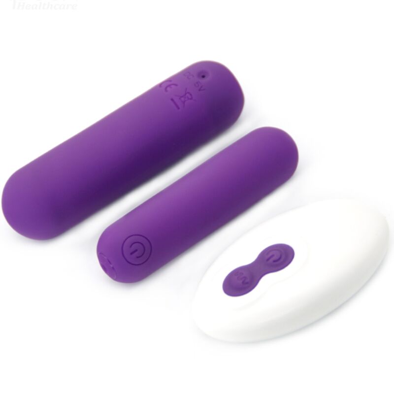 ARMONY - SPLASH JOLINE VIBRADOR BALA SILICONE CONTROLE REMOTO 10 VIBRAÇÕES 6.5 X 1.5 CM ROXO