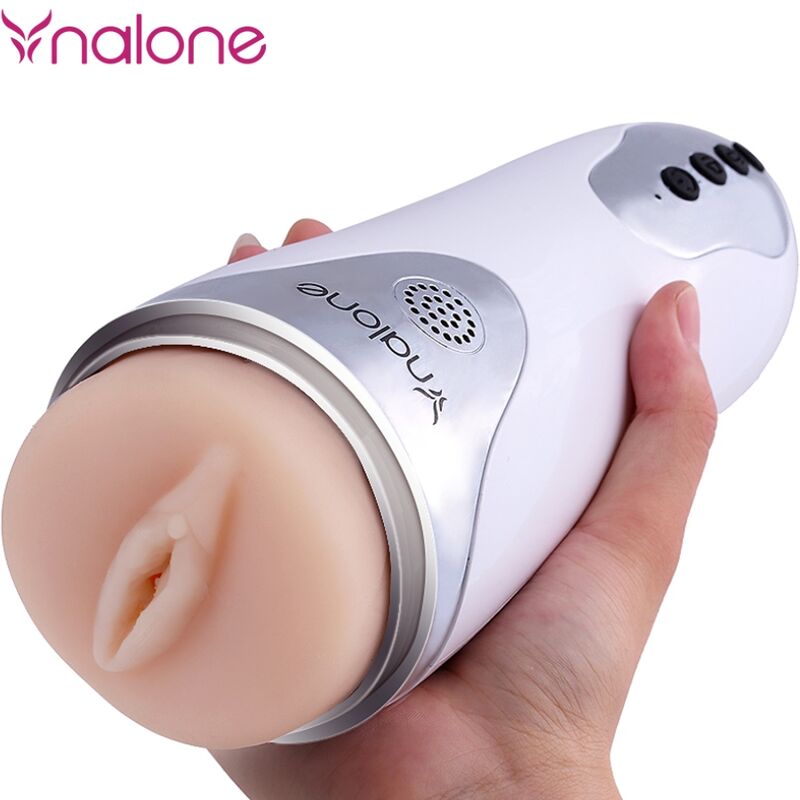 NALONE - MAGICIAN MASTURBATOR COM VIBRAÇÃO BRANCO