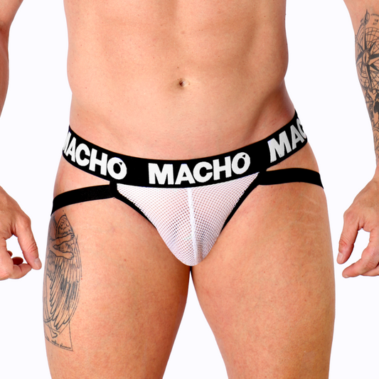 MACHO - MX26X1 JOCK GRID BRANCO M