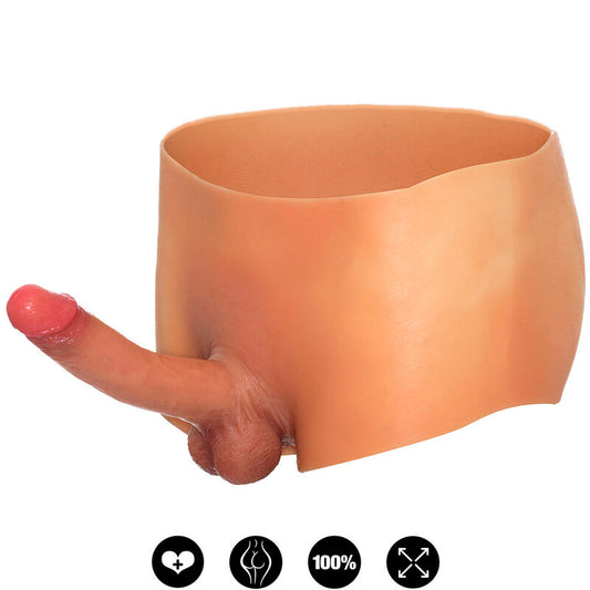 DESEJO OCULTO - BOXER ALTER EGO COM PÊNIS 18 CM TAMANHO P/M