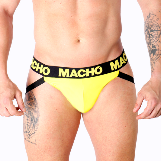MACHO - MX25A JOCK LYCRA AMARELO M