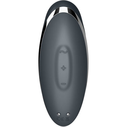 SATISFYER - TAP & CLIMAX 2 VIBRADOR E ESTIMULADOR CINZA