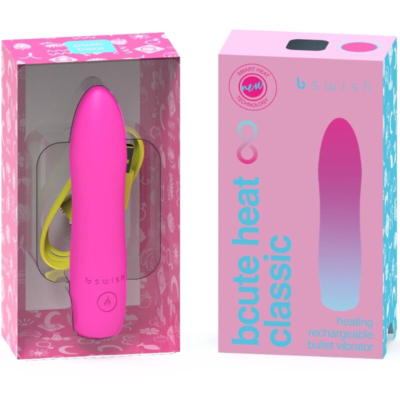 B SWISH - BCUTE INFINITE HEAT CLASSIC VIBRADOR AQUECÍVEL ROSA