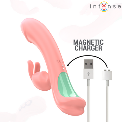 INTENSE - VIBRADOR RACHEL RABBIT 5 VIBRAÇÕES ROSA