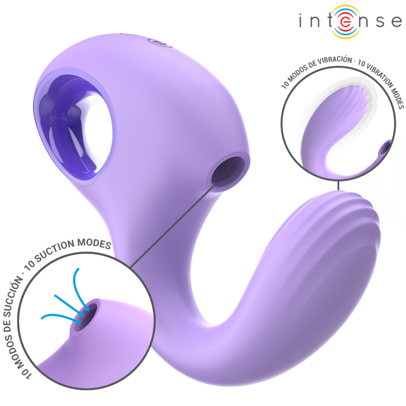 INTENSE - VIBRADOR E ESTIMULADOR BAXTER VIOLET