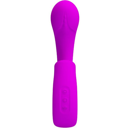 PRETTY LOVE - SIBEL SIBEL VIBRADOR PONTO G + ESTIMULADOR DE CLITÓRIS 10 VIBRAÇÕES ROXO